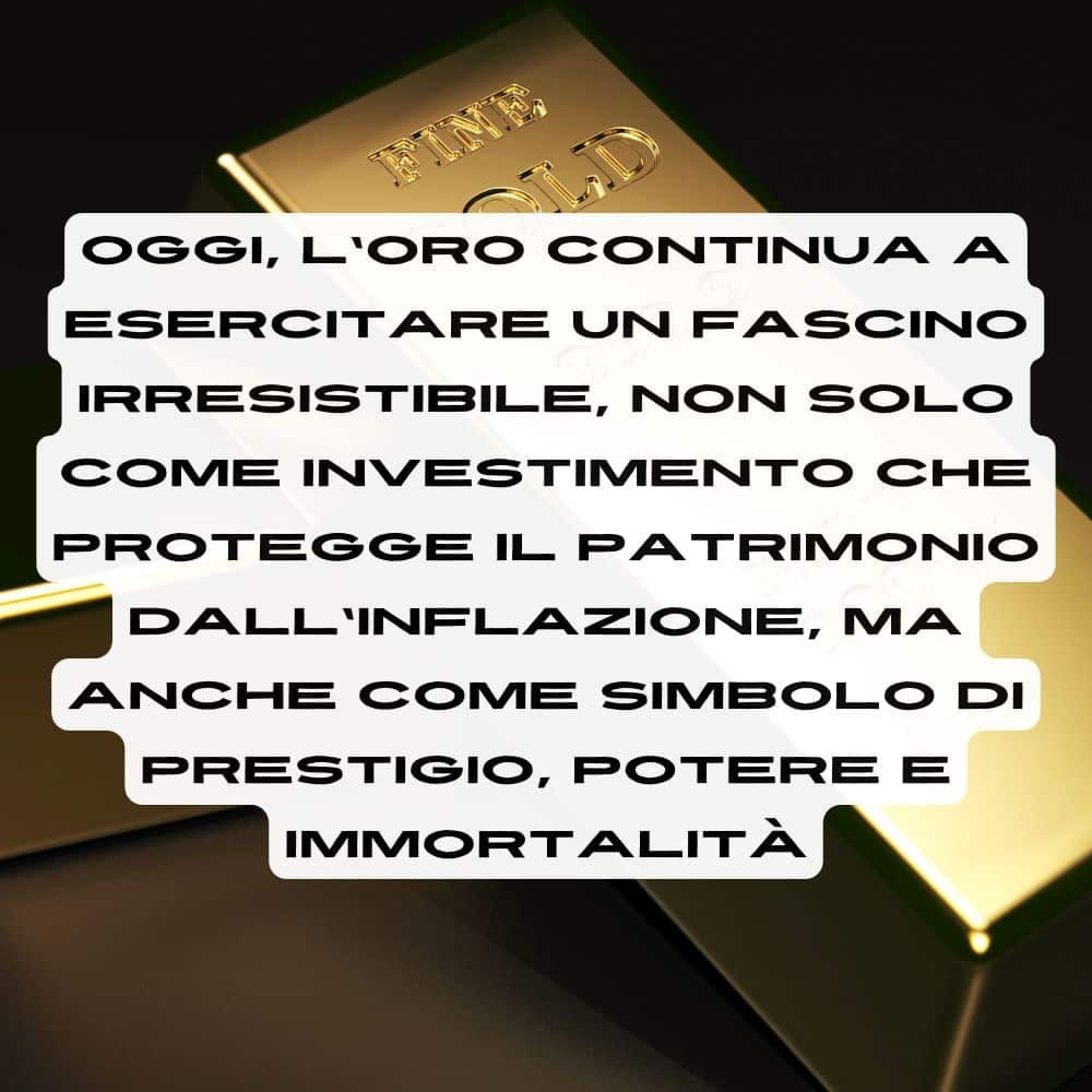 oro come simbolo di potere