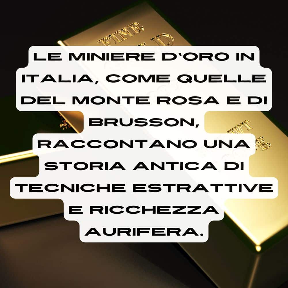 miniere d'oro in Italia