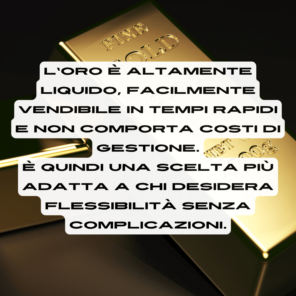 oro e altri investimenti alternativi